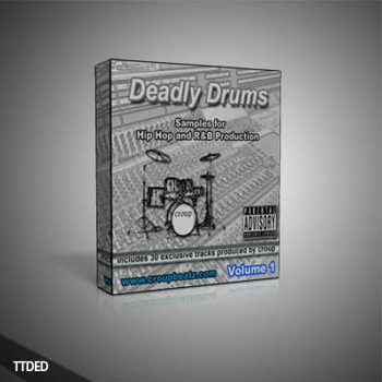 [嘻哈陷阱鼓采样包]Croup Deadly Drums [WAV]（49Mb）