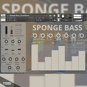 [低音贝司音源]Sound Dust Sponge Bass [KONTAKT]（552Mb）