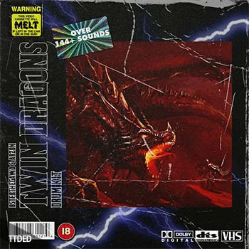 [嘻哈说唱陷阱鼓采样包]ArzonMusic bsterthegawd x arzon TWIN DRAGONS DrumKit [WAV]（244Mb）