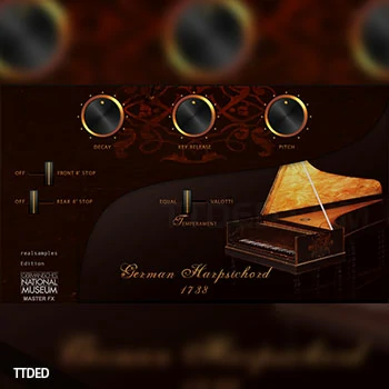 [德国大键琴音源Halion扩展]realsamples German Harpsichord 1738（2.66Gb）
