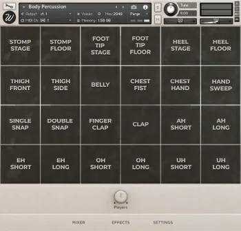 Wavesfactory Body Percussion KONTAKT – BYE 2021