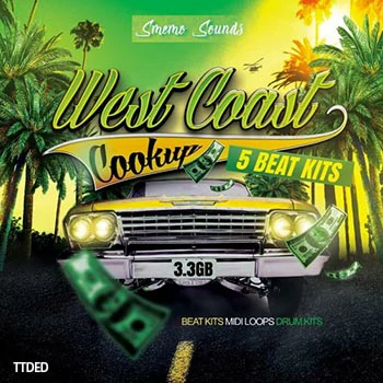 [西海岸嘻哈陷阱素材]Hex Loops WEST COAST COOKUP [WAV, MiDi]（906Mb）