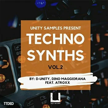[科技浩室采样]Unity Records Techno synths Vol.2 by D Unity, Dino Maggiorana feat. atroxx [WAV]（474Mb）