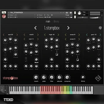 [电影级混合鼓打击乐音源]Rigid Audio Stompbox [KONTAKT]（320Mb）