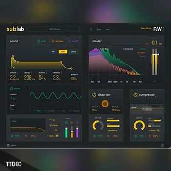 [808型低音合成器]FAW SubLab v1.1.2 [MacOSX, WiN]（189Mb）