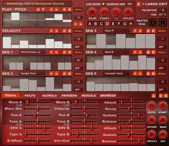 Homegrown Sounds Kosmology Evolution PROPER KONTAKT