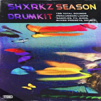 [嘻哈陷阱鼓组素材]shxrkz Season Drumkit [WAV, MiDi]（72Mb）