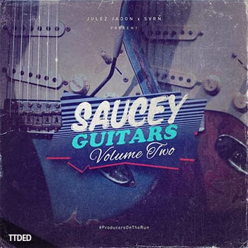 [嘻哈陷阱吉他采样]Julez Jadon Saucey Guitars Vol.2 [WAV]（186Mb）