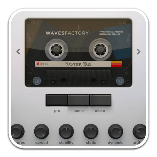 Wavesfactory Cassette 1.0.6 破解版 – Studio One盒式磁带模拟器音频插件