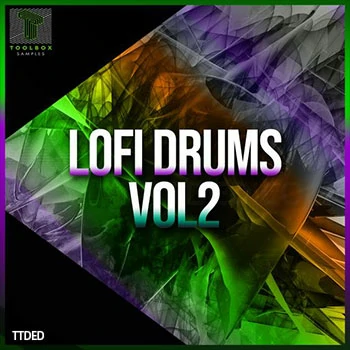 [低保真嘻哈说唱鼓组采样]Toolbox Samples Lofi Drums Vol.2 [WAV]（122Mb）