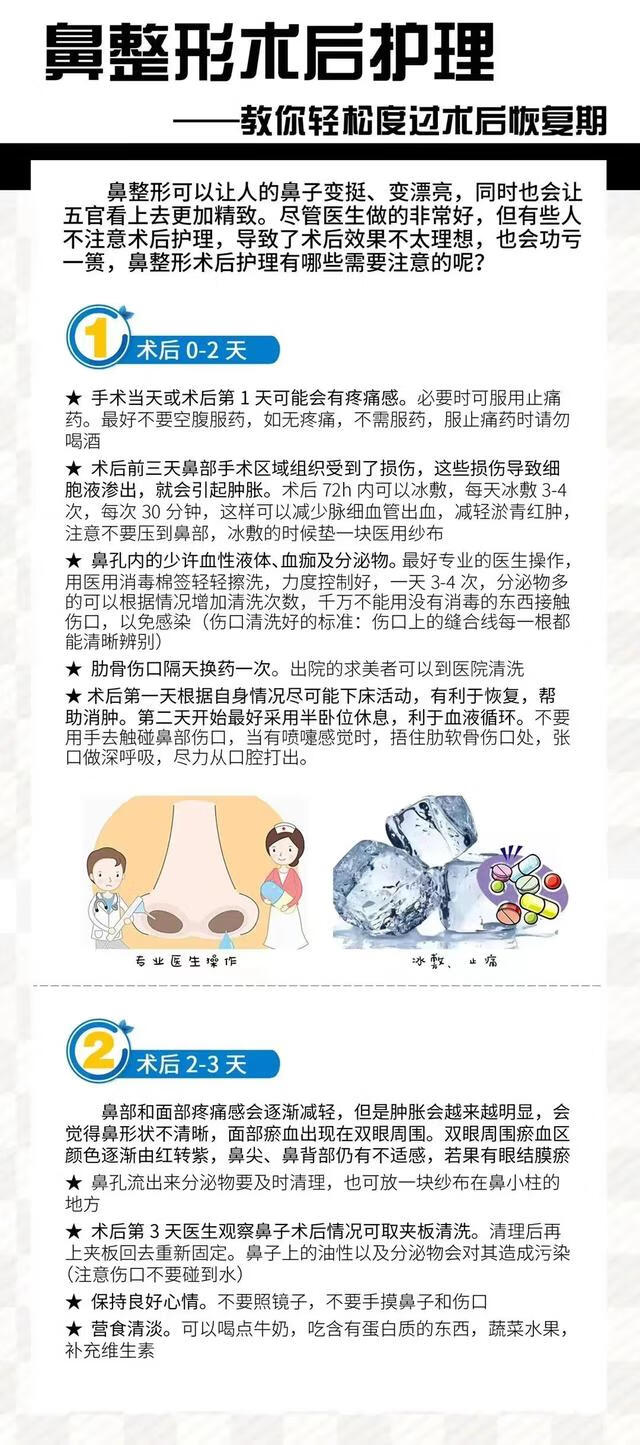 垫鼻子术后(垫鼻梁手术过程视频)