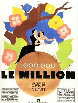 百万法郎的海报