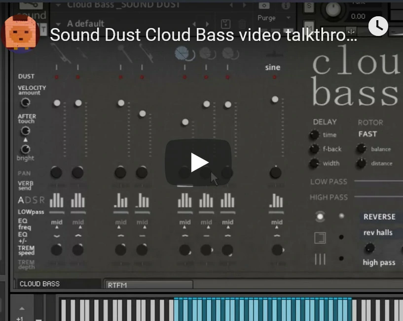 Sound Dust – Cloud Bass（KONTAKT） – Kontakt低音样本