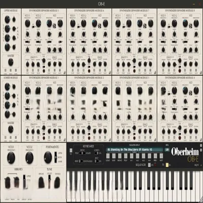 八声部合成器 – GForce Software Oberheim OB-E v2.1.1 WIN MAC