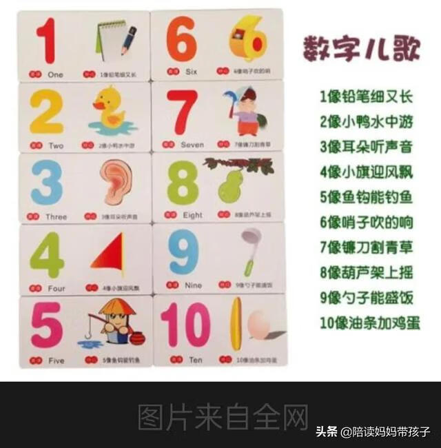 数字儿歌1到10(数字儿歌有哪些)