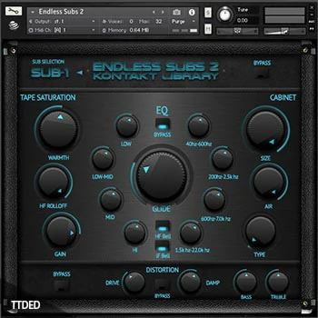 [低音808音源]Global Audio Tools Endless Subs V2 [KONTAKT]（74Mb）