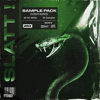 [嘻哈陷阱素材]Daniel Taylor SLATT ! Sample Pack [WAV, MiDi]（427Mb）