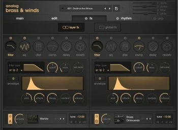 管弦乐合成器 – Output Analog Brass and Winds v1.0.1 KONTAKT
