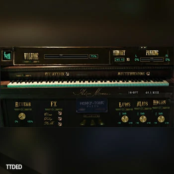 [乡村酒吧钢琴音源]Adam Monroe Music Honky Tonk Piano v2.71 [WiN, MacOSX]（14.58Gb）