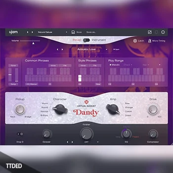 [虚拟贝斯手音源插件]UJAM Virtual Bassist DANDY v2.1.1 [WiN, MacOSX]（12.29Gb）