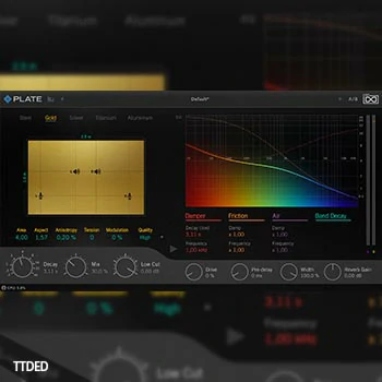 [可定制机电(板式)混响插件]UVI Plate v1.0.4 [WiN]（20Mb）
