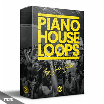 [House浩室素材]John Gold Piano House Loops [WAV, MiDi]（68Mb）