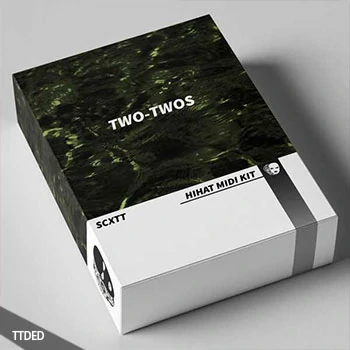 [MiDi素材嘻哈说唱踩镲]SCXTT Two-Two’s (HIHAT MIDI KIT)（1Mb）