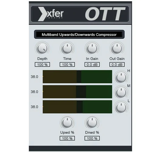 EDM多段动态压缩效果器 – Xfer Records OTT Win/Mac