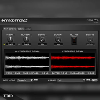 [母带响度饱和插件]Kazrog KClip Pro v2.0.2 [WiN, MacOSX]（46Mb）