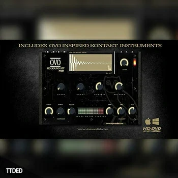 [嘻哈鼓组采样音源Maschine扩展]Vip Soundlab VIPSL OVO HD Drum Kit [KONTAKT]（528Mb）