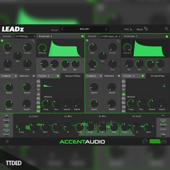 [LEAD主音乐器音色插件]Channel Robot Accent Audio LEADz v1.0.0 [WiN, MacOSX]（653Mb）