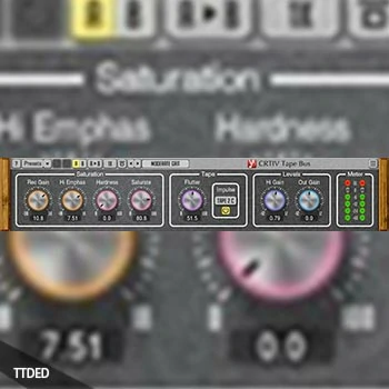 [磁带机模拟效果器插件]Voxengo CRTIV TapeBus v1.4 [WiN, MacOSX]（24Mb）