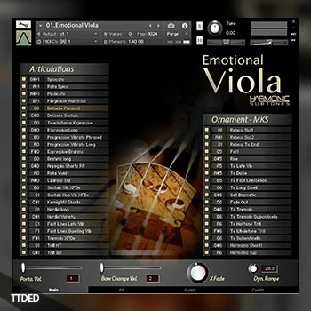 [情感中提琴音源]Best Service Emotional Viola [KONTAKT]（4.38Gb）