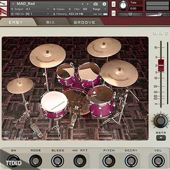 [摇滚放克鼓音源]HandHeldSound MAD RocknFunk [KONTAKT]（7.9Gb）