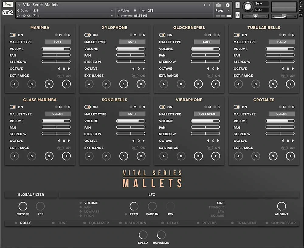 Vir2 Instruments Vital Series Mallets KONTAKT