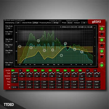 [均衡器插件]TBProAudio gEQ12 v2.0.1  v1.3.7 [WiN, MacOSX]（11Mb）