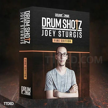 [摇滚金属鼓组采样]Drumforge DrumShotz Joey Sturgis Fire Edition [WAV]（20Mb）