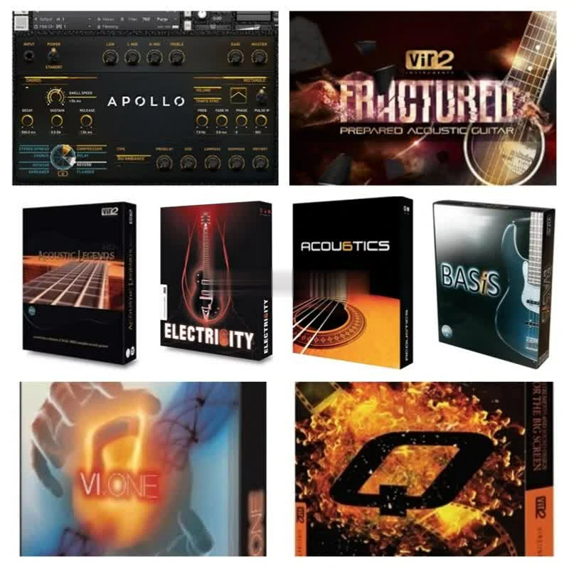 Vir2 Instruments 系列吉他贝斯音源合集