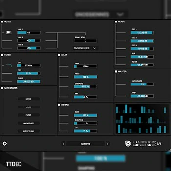 [低音嗡鸣合成器]Inear Display Lancinantes v1.1.0 [WiN, MacOSX]（5Mb）