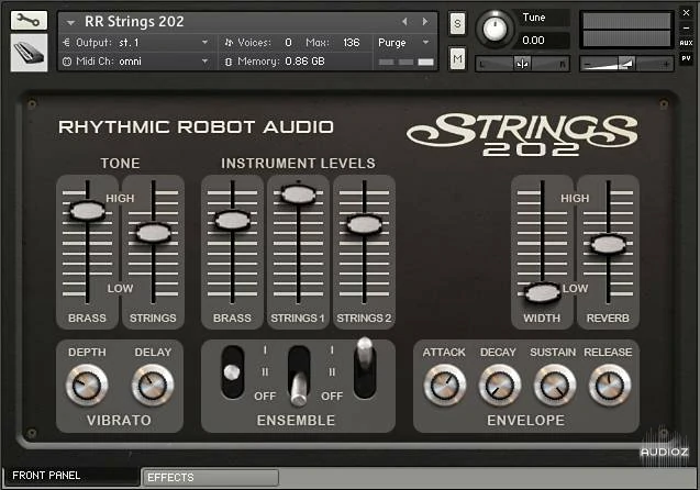 Rhythmic Robot Audio Strings 202 KONTAKT