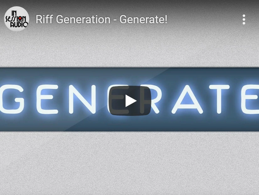In Session Audio Riff Generation v1.5.1 KONTAKT