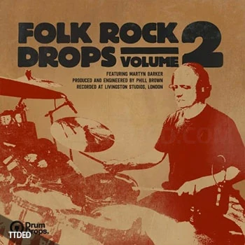 [乡村摇滚鼓组素材]DrumDrops Folk Rock Drops Vol.2 Complete Bundle [多格式]（35.77Gb）