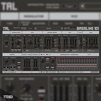 [模拟合成器]Togu Audio Line TAL-BassLine-101 v3.0.5 [WiN, MacOSX]（12Mb）