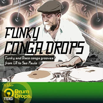 [民族打击乐采样]DrumDrops Funky Conga Drops [WAV]（6.49Gb）