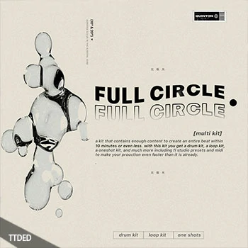 [嘻哈陷阱RnB素材]Quinton Bobbitt Full Circle Multi Kit [WAV, MiDi, FST, FSC]（586Mb）