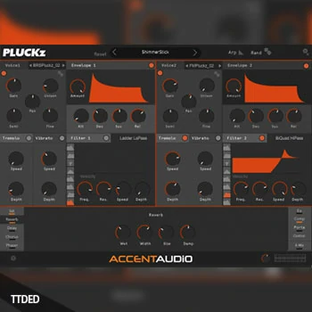 [PLUCK弹拨乐器音色插件]Channel Robot Accent Audio PLUCKz v1.0.0 [WiN, MacOSX]（142Mb）