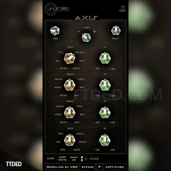 [模拟建模饱和EQ插件]Sly-Fi Digital Axis EQ v1.0.6 [WiN]（9Mb）