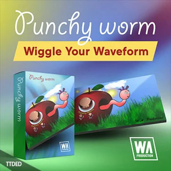 [饱和瞬态整形多功能效果器插件]WA Production Punchy Worm v1.0.0 [WiN]（6Mb）