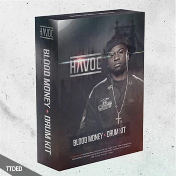 [嘻哈说唱鼓组采样]Hclass Entertainment Havoc – Blood Money Kit [WAV]（2Mb）