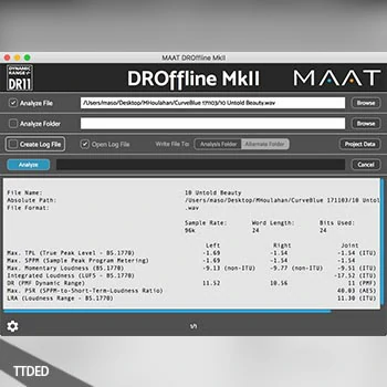 [实时DR测量器插件]MAAT DROffline MkII v1.1.12 [WiN]（4Mb）